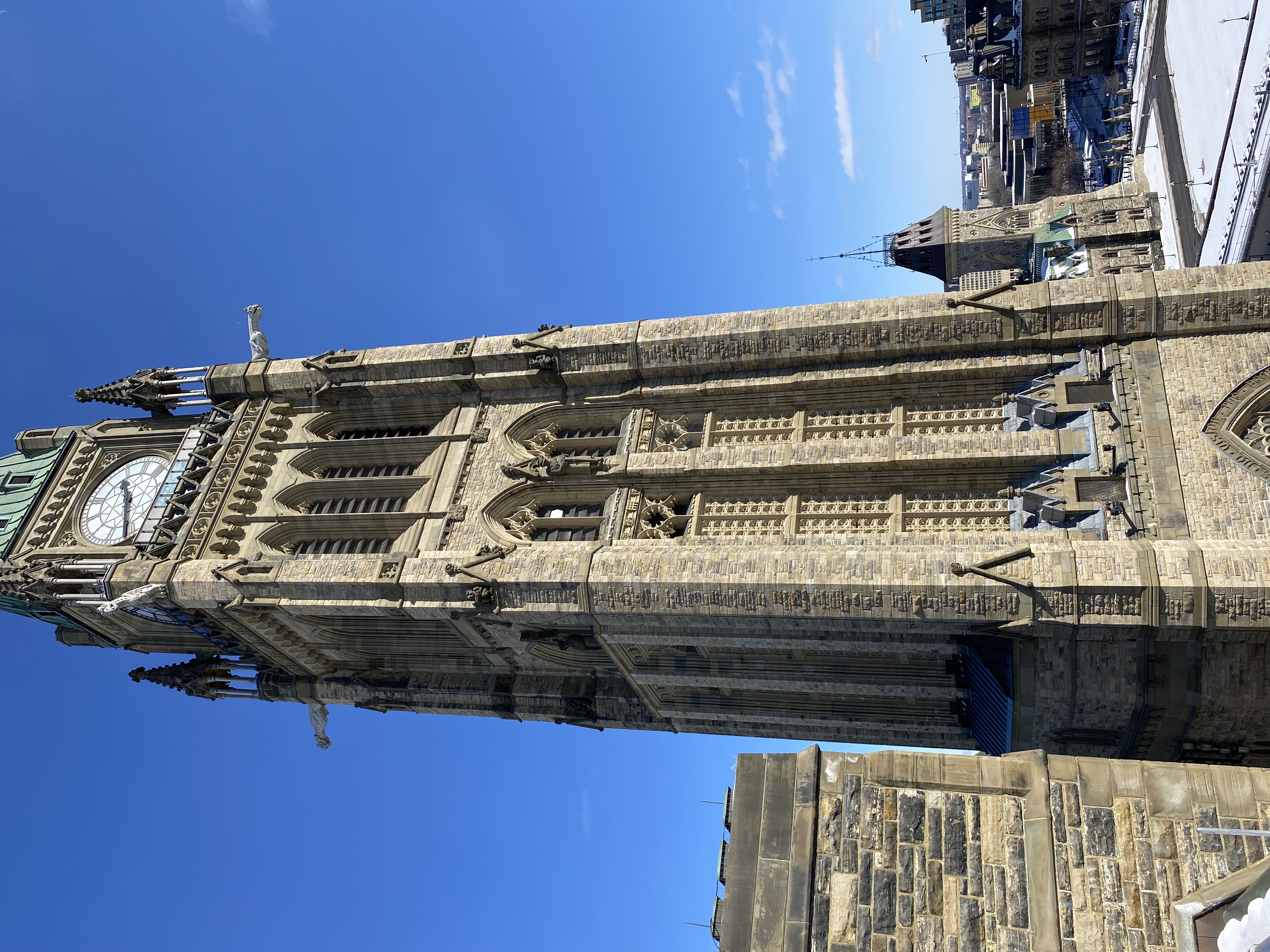 Conservation work at Centre Block, Parliament Hill